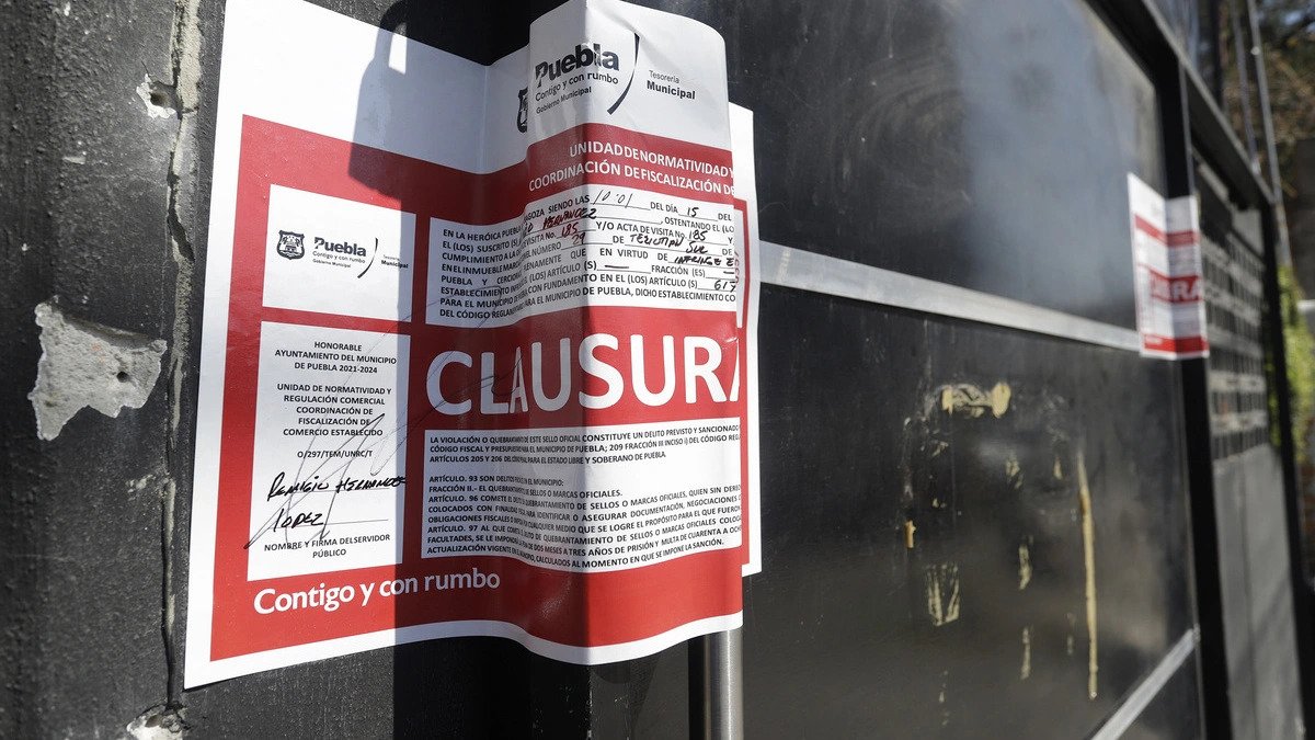 Estos bares fueron clausurados el fin de semana en Puebla capital