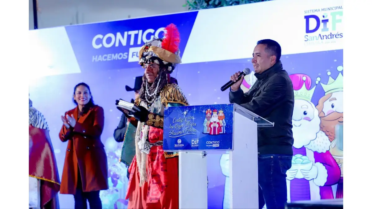 Mundo Tlatehui y Lupita Cuautle clausuran el programa “Contigo y con los Reyes Magos Hacemos Futuro”