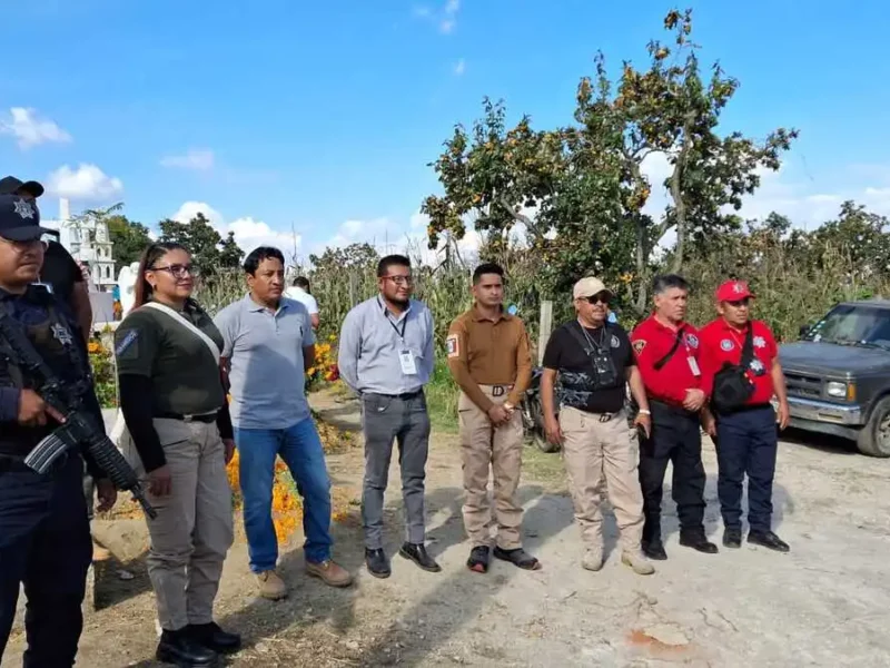 Saldo blanco en Huejotzingo gracias al operativo "Panteones seguros"