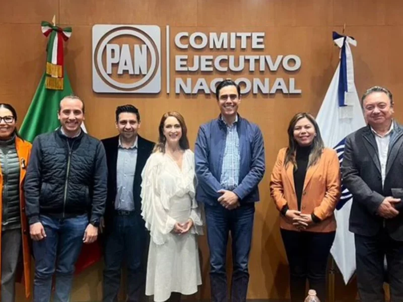 Se reúnen en el CEN del PAN los aspirantes a dirigencia en Puebla