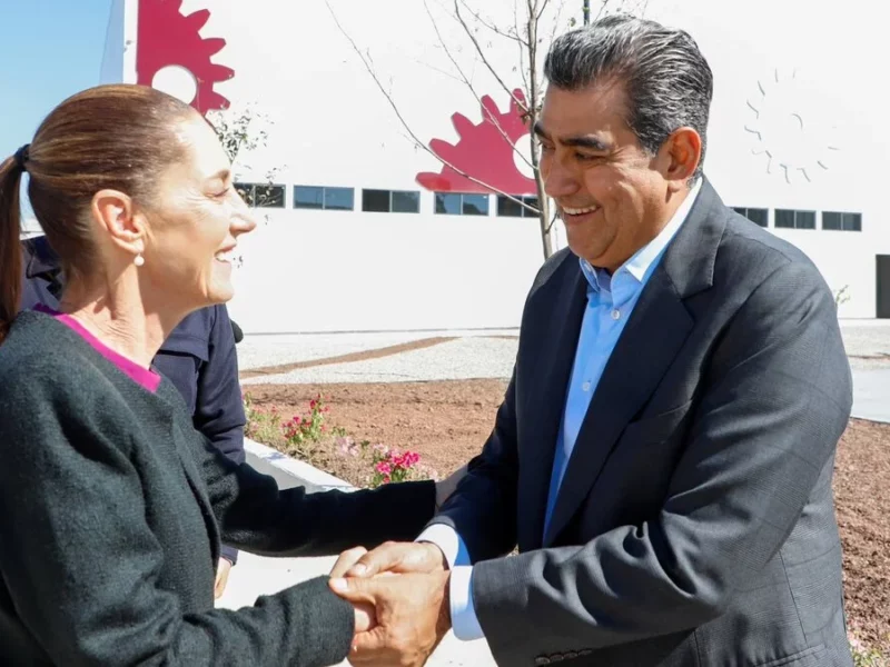 Claudia Sheinbaum reconoce labor de Sergio Salomón y garantiza trabajo conjunto con Armenta  
