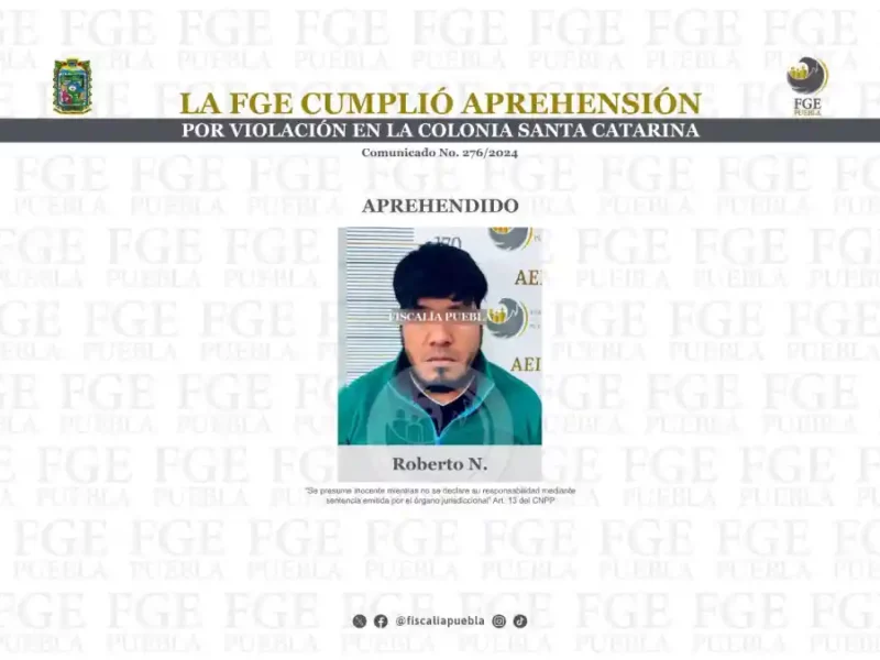 Roberto, el expolicía que fingió ser mujer para abusar de un adolescente en Puebla.