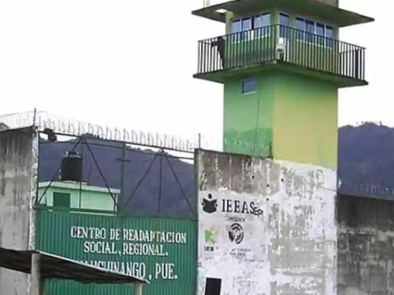 Cereso de Huauchinango en donde murió un interno.