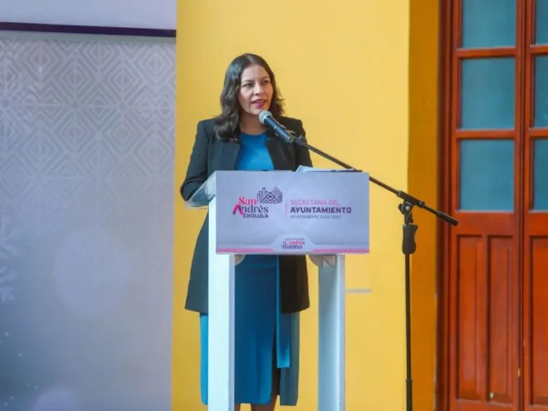 Reafirma Lupita Cuautle una administración con disposición, entrega y valores para el bienestar de San Andrés Cholula