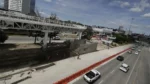 Viaducto elevado en la Vía Atlixcáyotl.