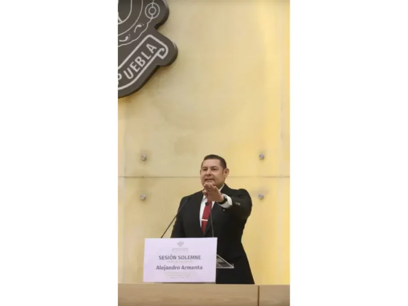 Gobernaré para todos, con inclusión, firmeza y justicia: Alejandro Armenta al rendir protesta en el Congreso