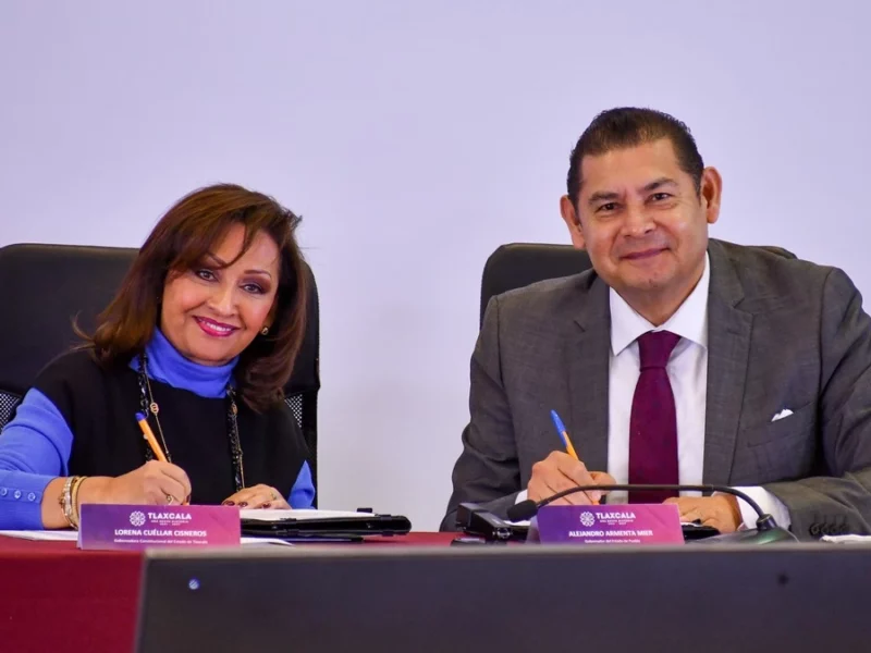 Gobiernos de Puebla y Tlaxcala firman convenio de colaboración en materia de seguridad  