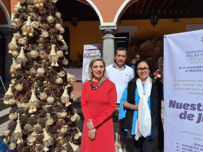 Invita Voluntariado del Congreso del Estado a donar juguetes
