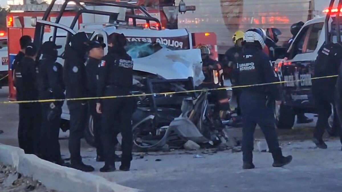 Muere policía estatal durante accidente en la autopista México-Puebla