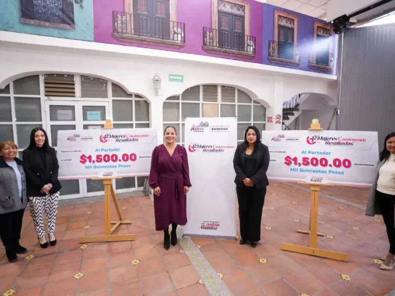 Impulsa Lupita Cuautle bienestar de familias sanandreseñas