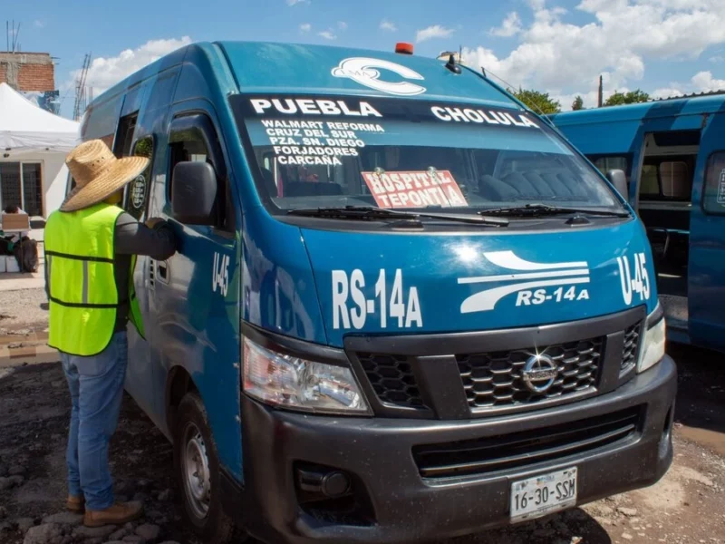 Gobierno da seis meses para la renovación de unidades de transporte público en Puebla  