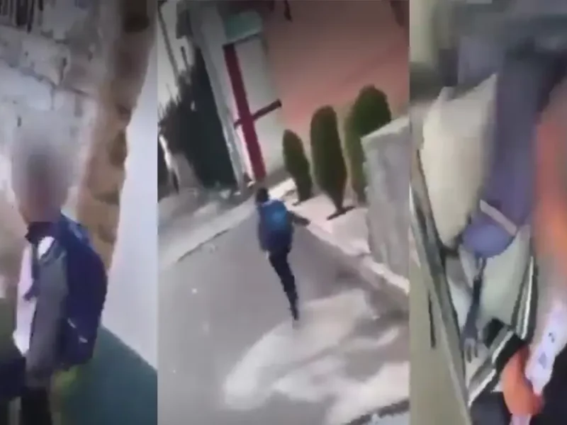 VIDEO: Chofer de combi acosa a un niño y lo hace llorar en Tlahuapan 