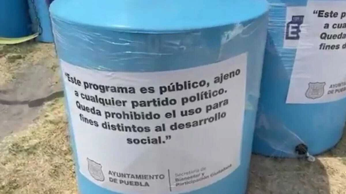 TEEP exonera a Adán Domínguez por entrega de tinacos azules en campaña