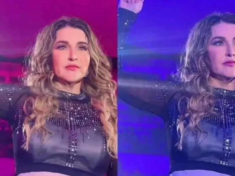 Alicia Villarreal hace señal de auxilio durante concierto en Michoacán  