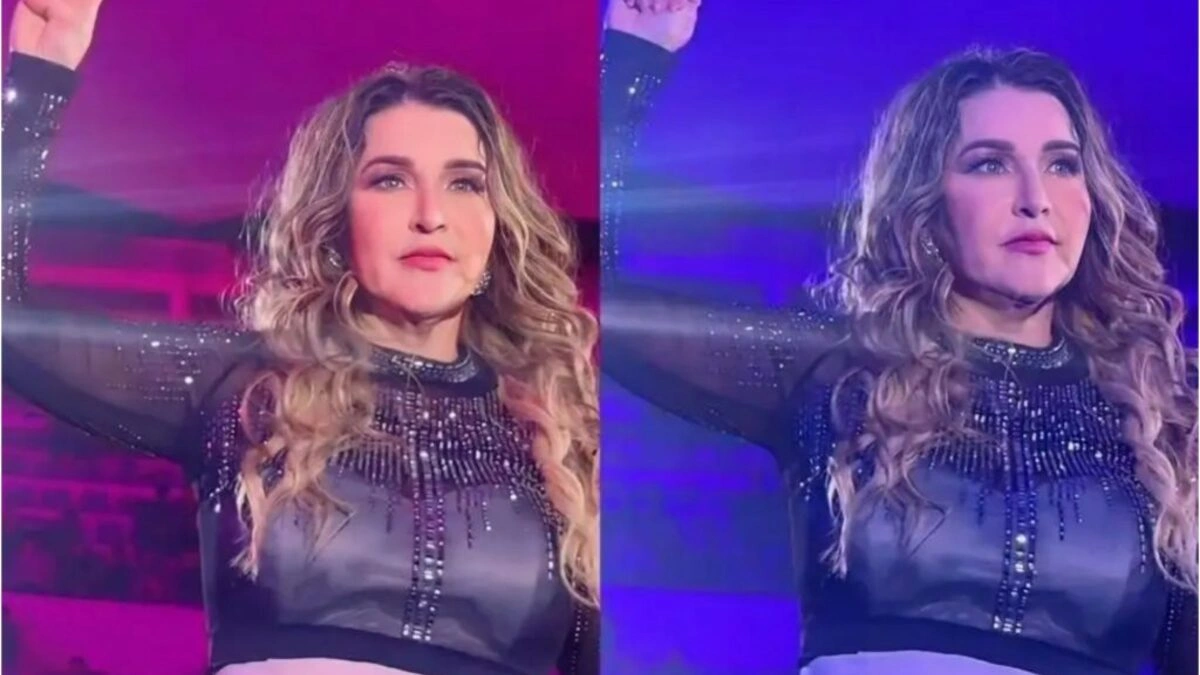 Alicia Villarreal hace señal de auxilio durante concierto en Michoacán  