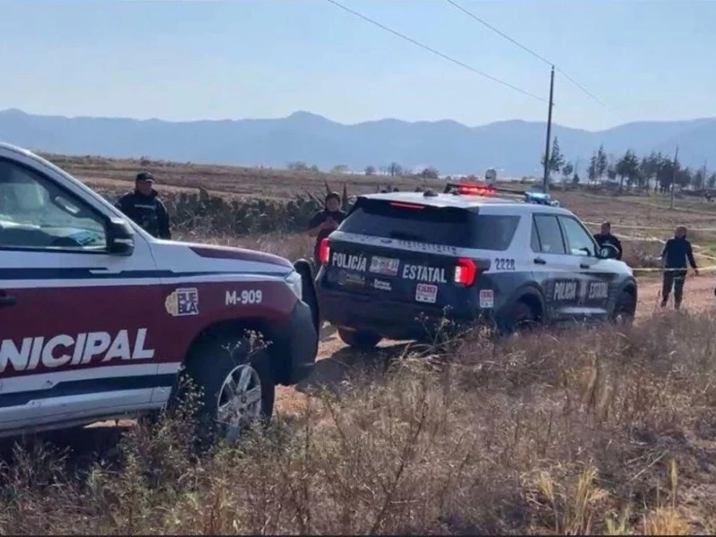 Localizan dos cuerpos calcinados cerca de la Hacienda de Atlamaxac, en Chignahuapan