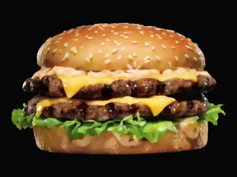 Hamburguesa del menú de Carl's Jr.