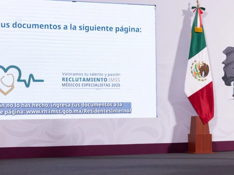 Esta es la convocatoria del IMSS para 271 plazas de médicos especialistas en Puebla  