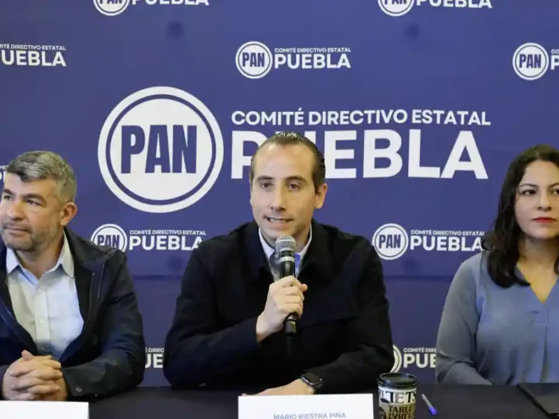 El PAN aspira a ganar en 2027, 60 alcaldías de Puebla: Mario Riestra.