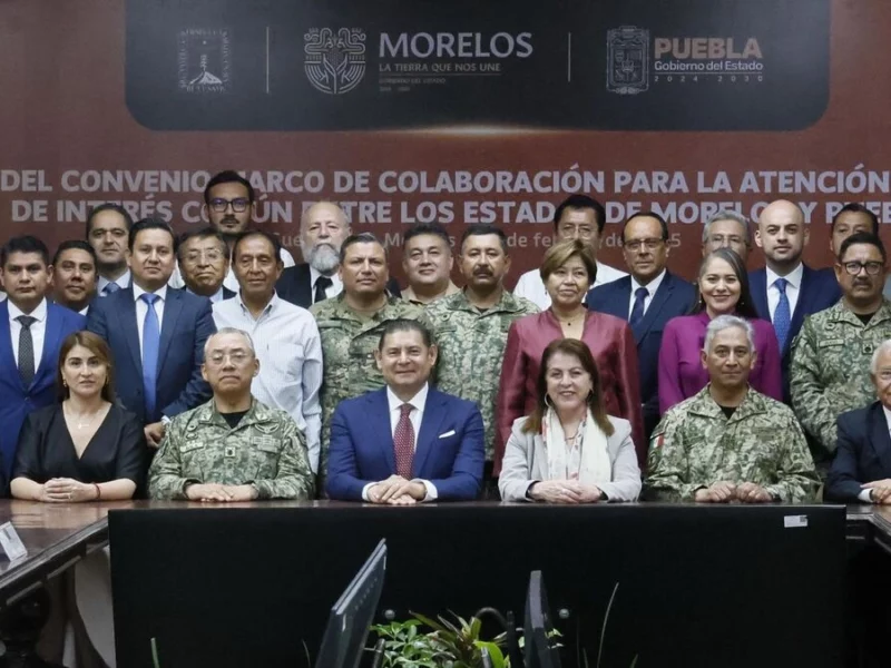 Gobiernos de Puebla y Morelos firman convenio para seguridad y turismo   