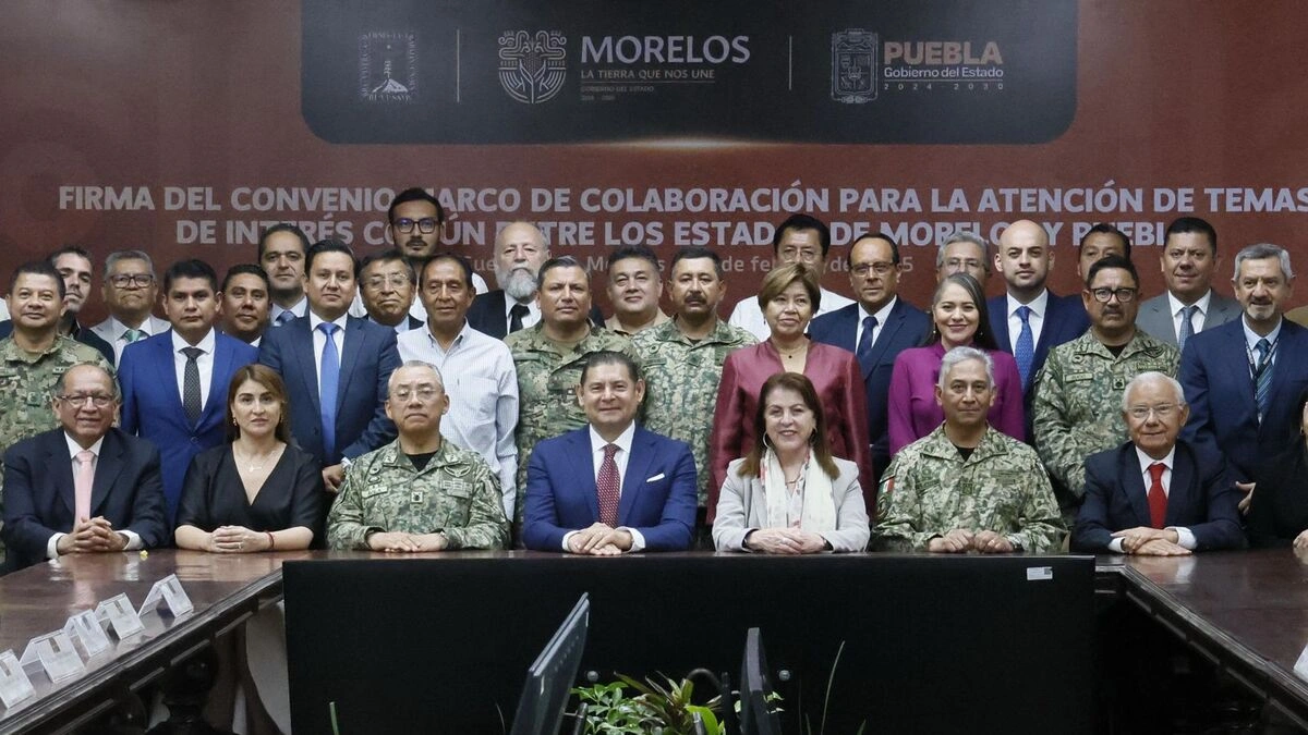 Gobiernos de Puebla y Morelos firman convenio para seguridad y turismo   