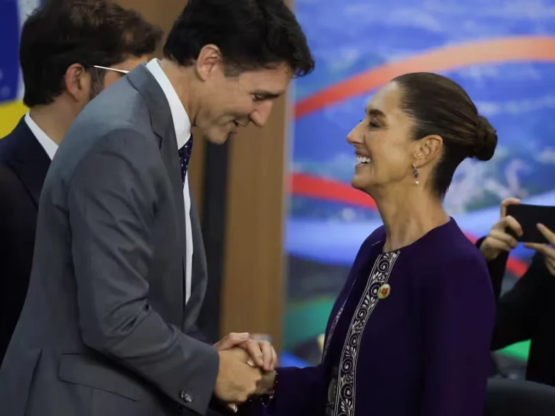 Sheinbaum y Trudeau forman alianza contra Trump por imposición de aranceles  