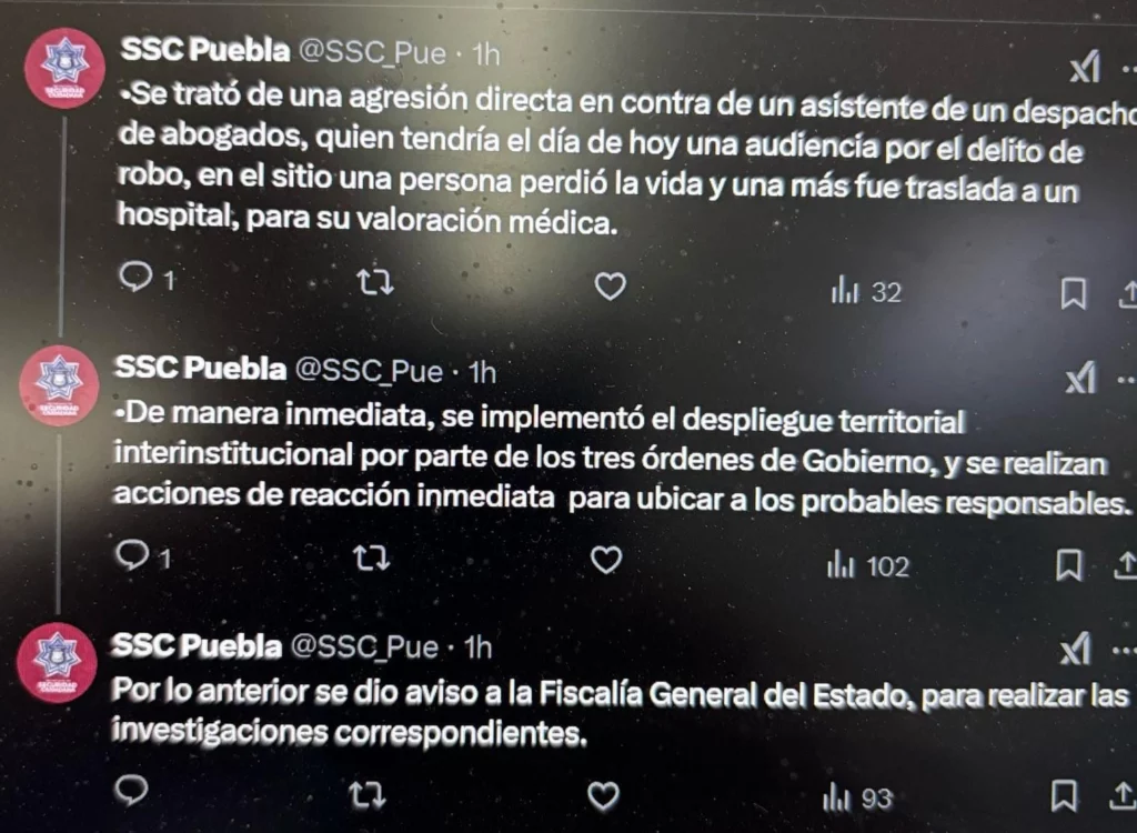 La SSC afirmó que la ejecución del abogado en Prados Agua Azul fue directa. 