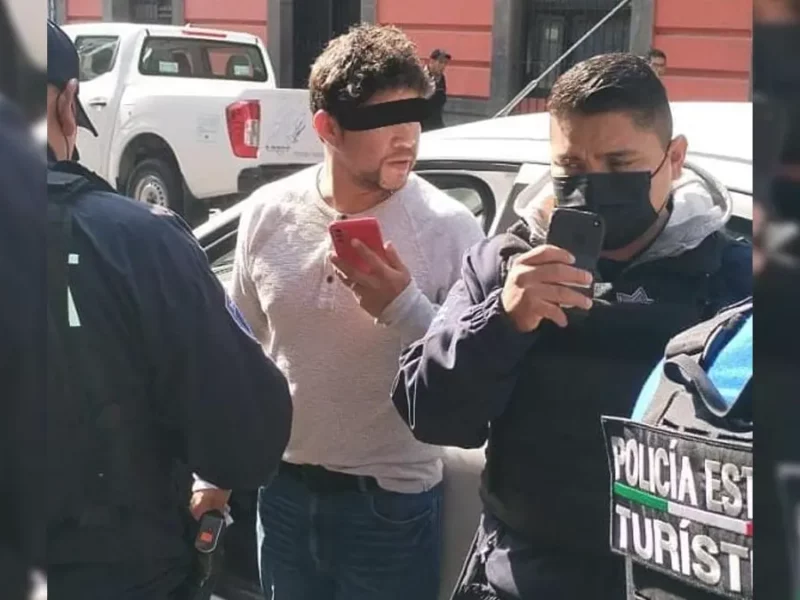Asaltan a cuentahabiente a metros de la puerta del Ayuntamiento de Puebla