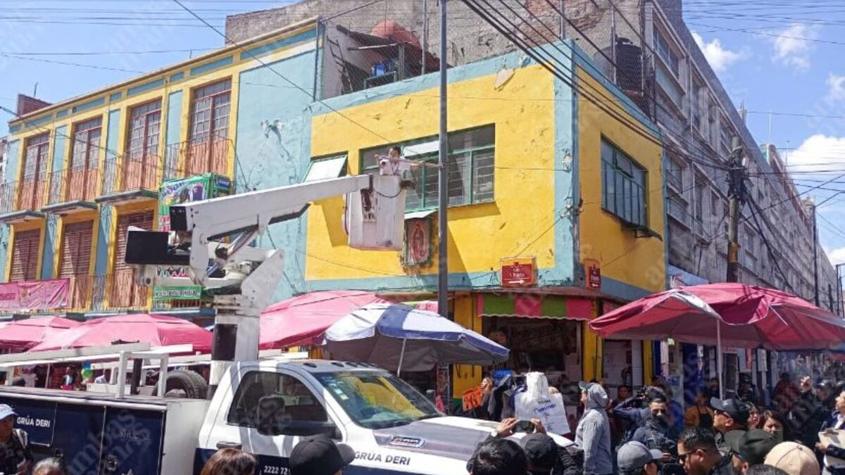 SSC retira cámaras que espiaban el Centro Histórico de Puebla