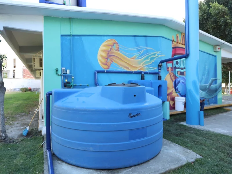 El Ayuntamiento de Puebla instalará sistemas de captación de agua en 22 escuelas  