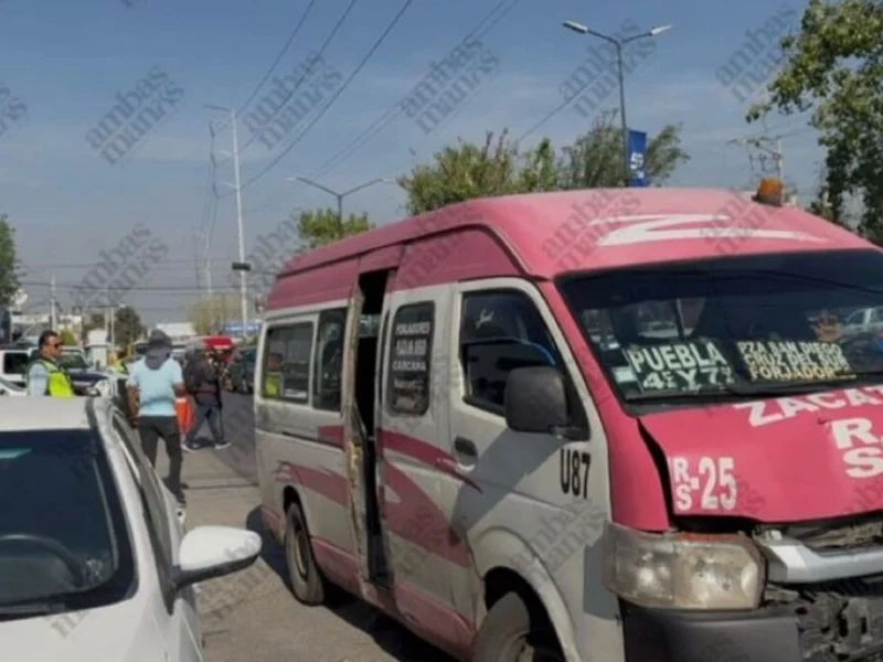 Choque en Reforma deja niños y adultos mayores lesionados  
