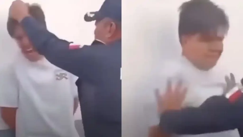 Capturas de pantalla del Fofo mientras lo golpeaban custodios del Penal de Barrientos.