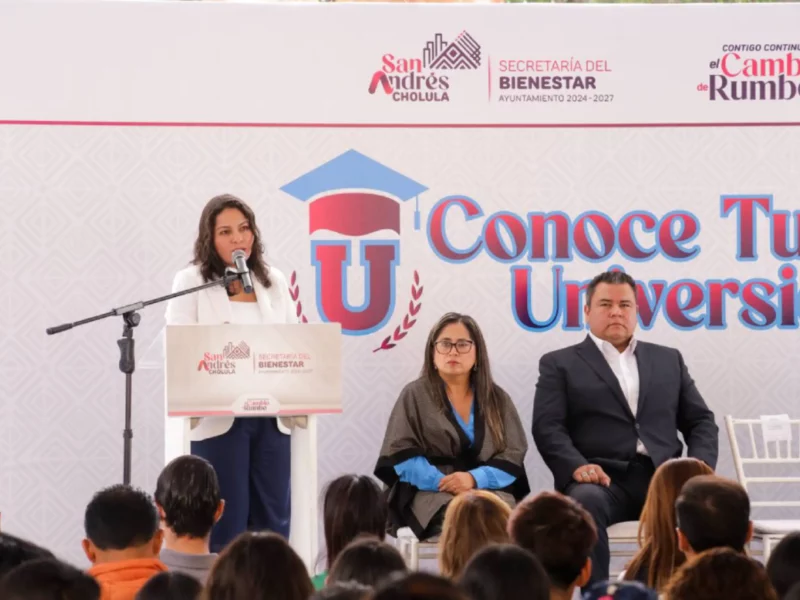Fortalece Lupita Cuautle la educación en San Andrés Cholula con la feria "Conoce tu Universidad"