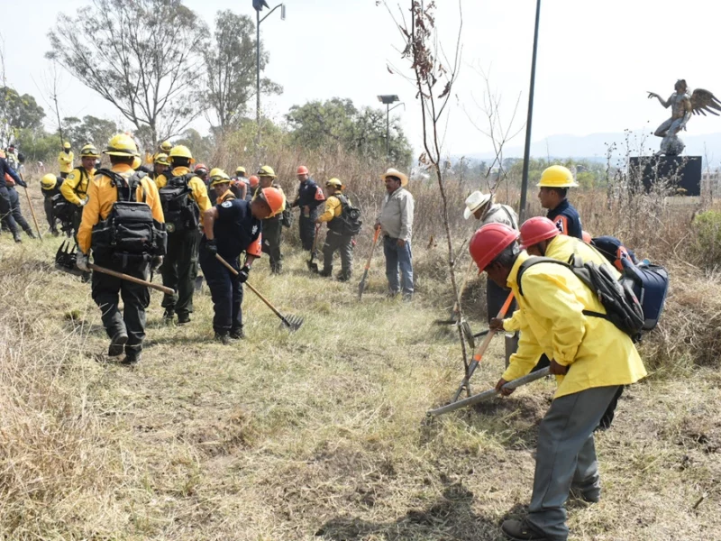 Protección Civil atiende 73 incendios en lo que va de 2025 en Puebla