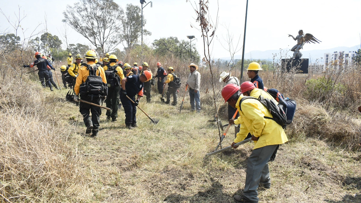 Protección Civil atiende 73 incendios en lo que va de 2025 en Puebla
