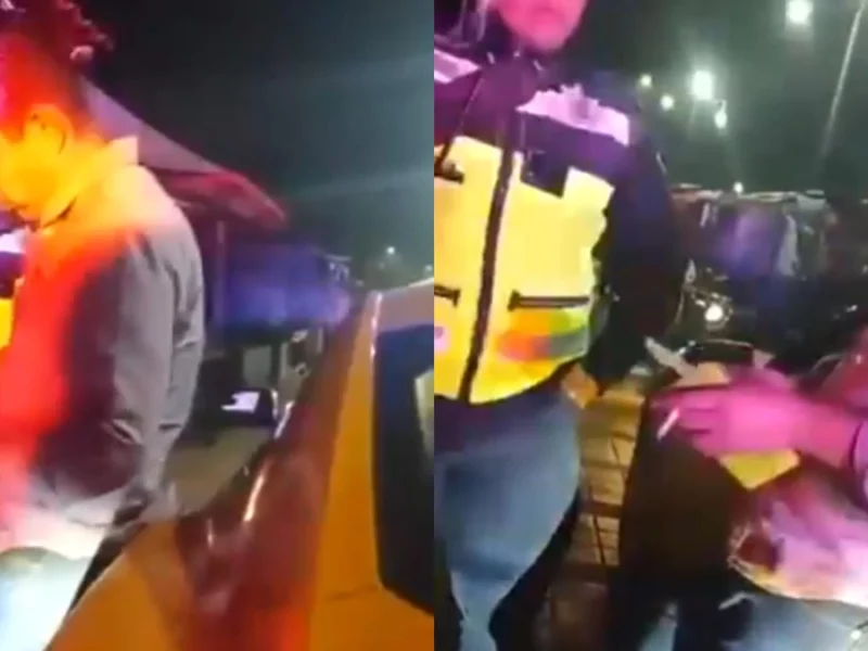 Captan a José Luis Nájera borracho en el alcoholímetro de San Pedro Cholula 