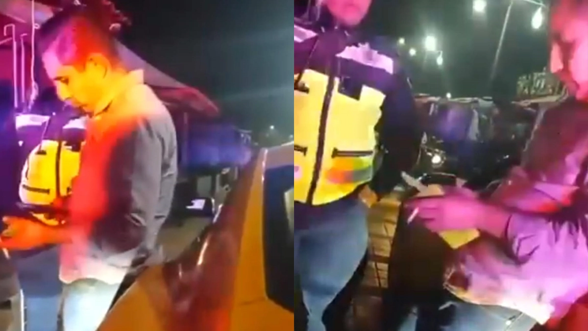 Captan a José Luis Nájera borracho en el alcoholímetro de San Pedro Cholula 