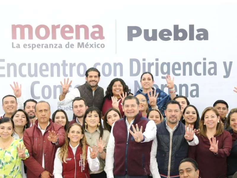 Armenta se reúne con el Consejo de Morena, diputados y la dirigencia para respaldar a Sheinbaum