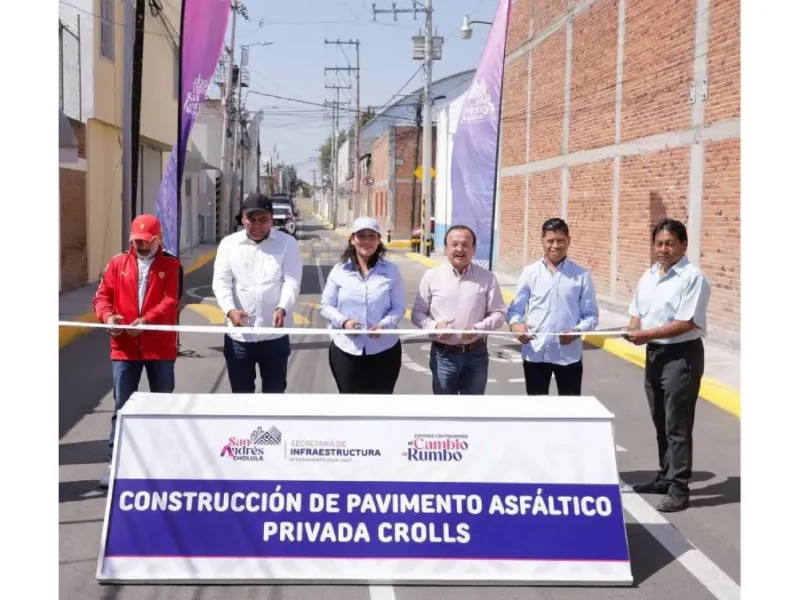 Mejora Lupita Cuautle la movilidad en Emiliano Zapata con obra vial
