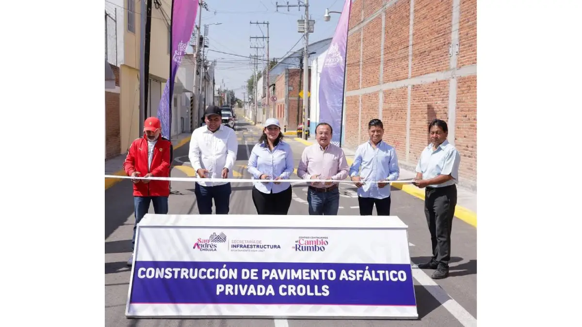 Mejora Lupita Cuautle la movilidad en Emiliano Zapata con obra vial