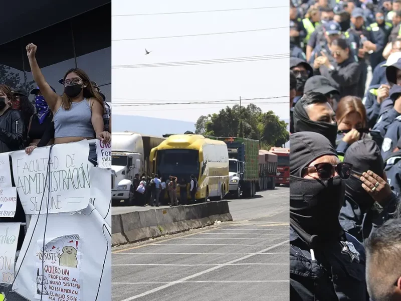 BUAP, policías y cierre de la autopista. ¿Qué pasa en Puebla?