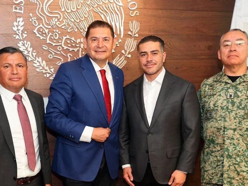 Armenta se reúne con García Harfuch para afinar estrategia de seguridad en Puebla  