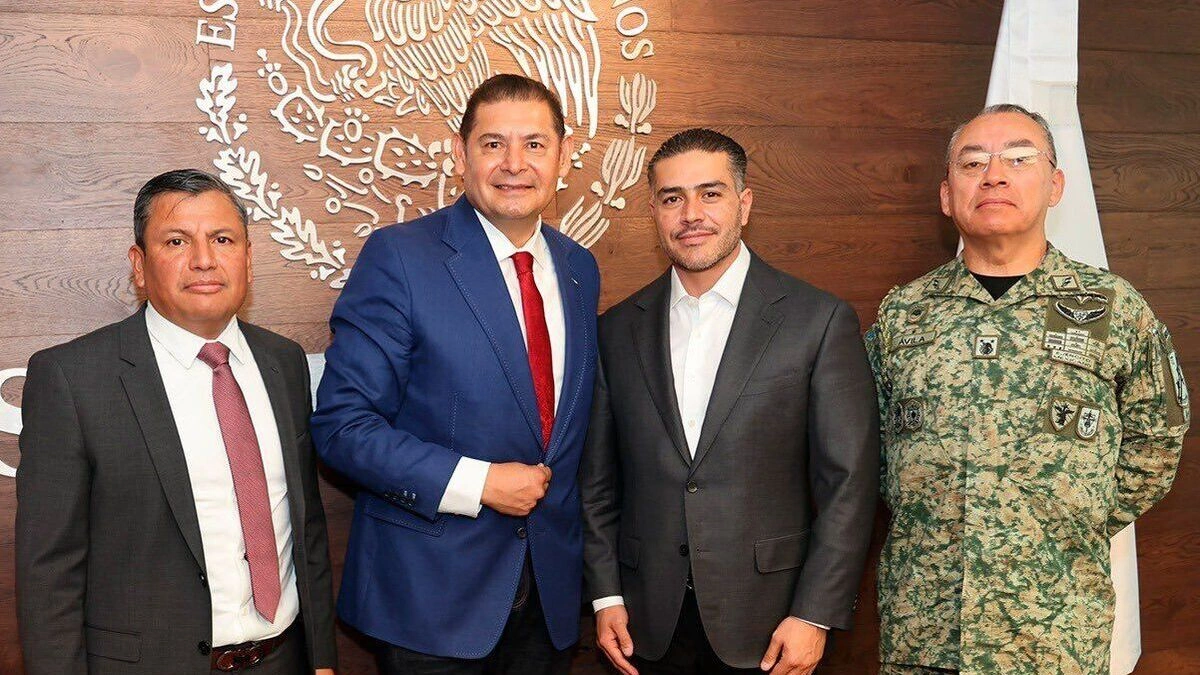 Armenta se reúne con García Harfuch para afinar estrategia de seguridad en Puebla  