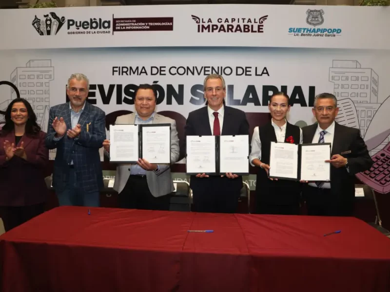 Firman Convenio de Revisión Salarial 2025 Gobierno de la Ciudad y Sindicato del Ayuntamiento