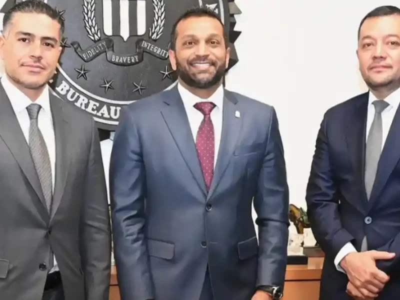Omar García Harfuch tuvo una reunión con el director del FBI.