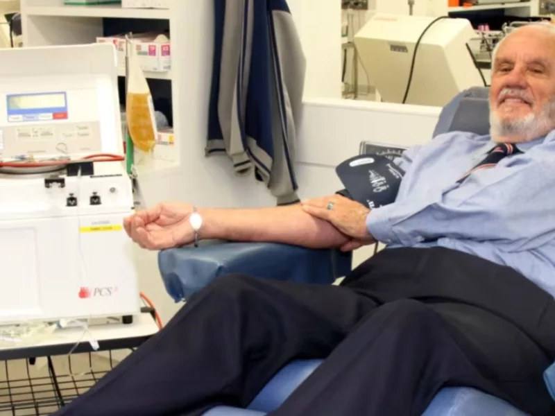 Muere James Harrison: donó su sangre para salvar a más de 2 millones de bebés 