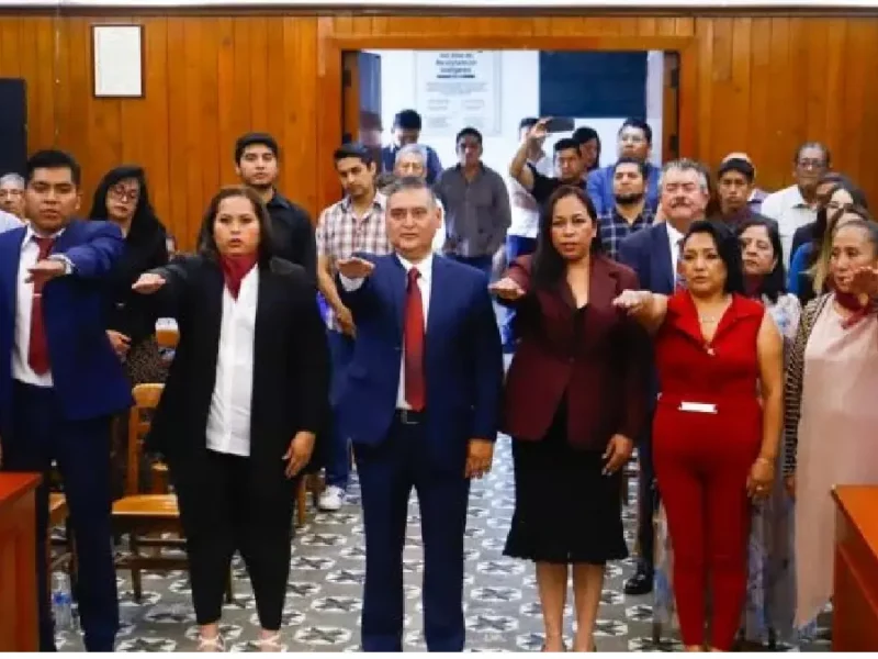 Rinde protesta nueva presidencia auxiliar de Santiago Momoxpan