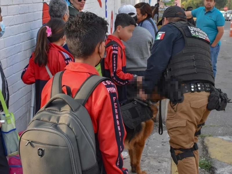 Tras la pelea, SSC implementa operativo en la primaria de la Romero Vargas 