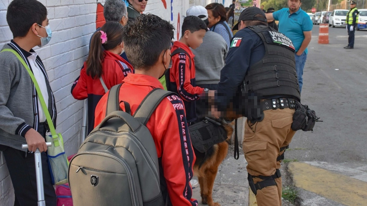 Tras la pelea, SSC implementa operativo en la primaria de la Romero Vargas 