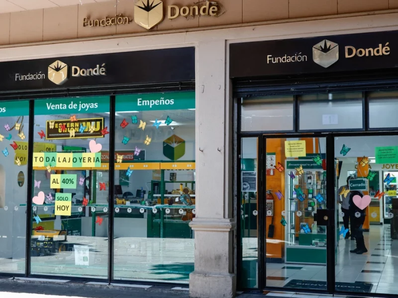 Roban celulares de la casa de empeños Fundación Dondé del Centro Histórico de Puebla